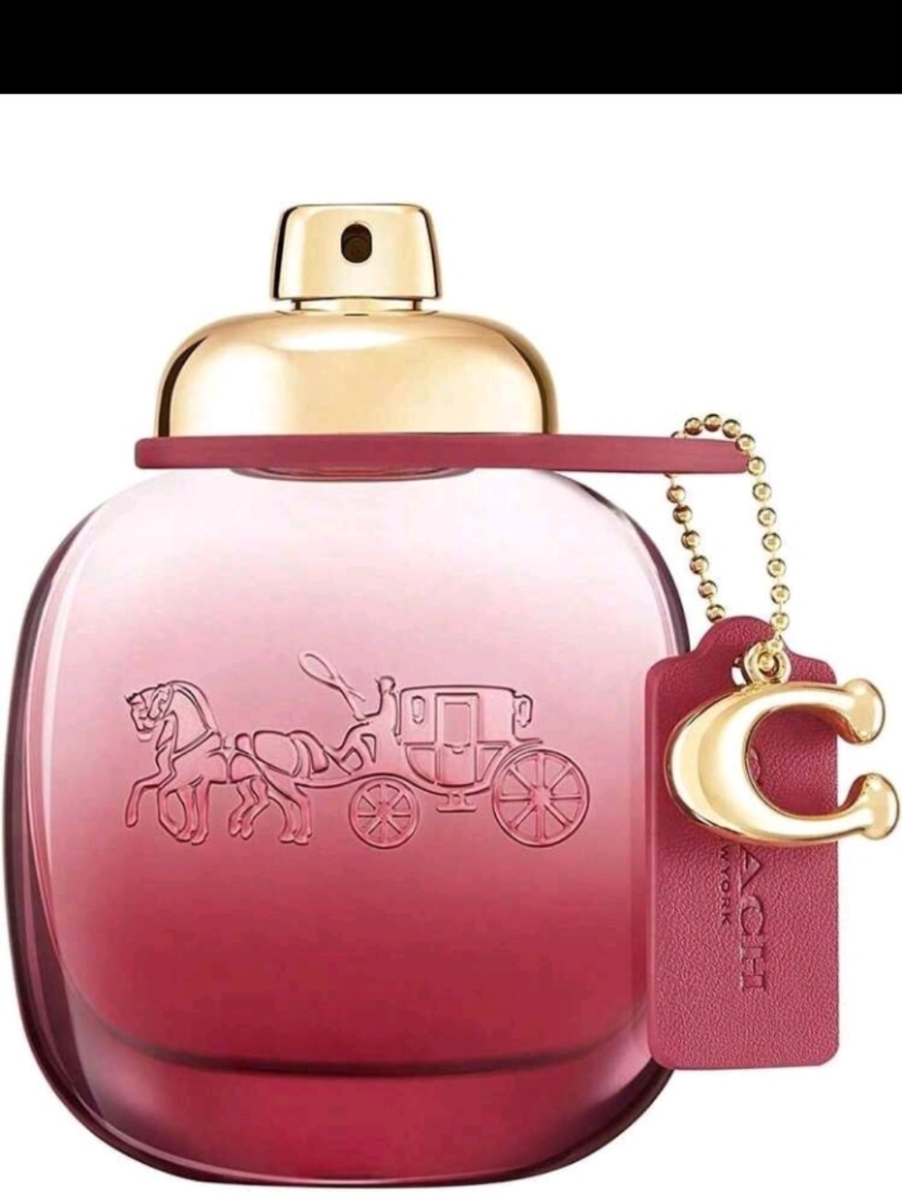 Coach Wild Rose Ombre Pink and Gold Fragrance Bottle